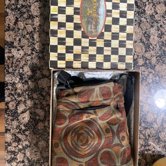 Wild West boulder Colorado handbag with Mackenzie Childs box - Picture 2 of 3